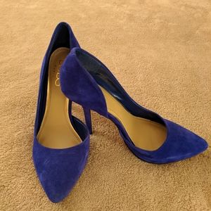 BCBG Paris D'Orsay Royal Blue Heels